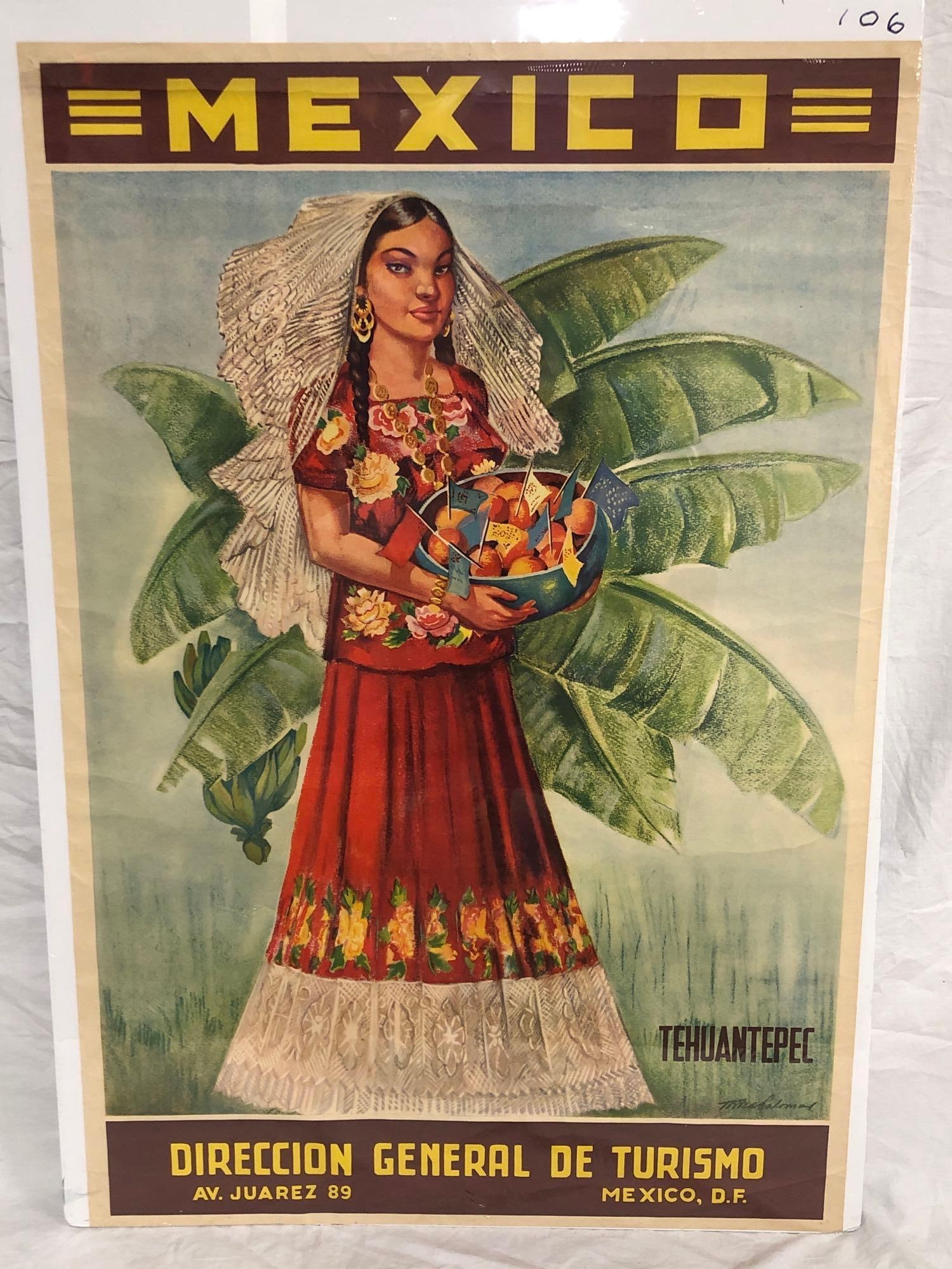 Mexico - Tehuantepec travel poster (1 of 3)