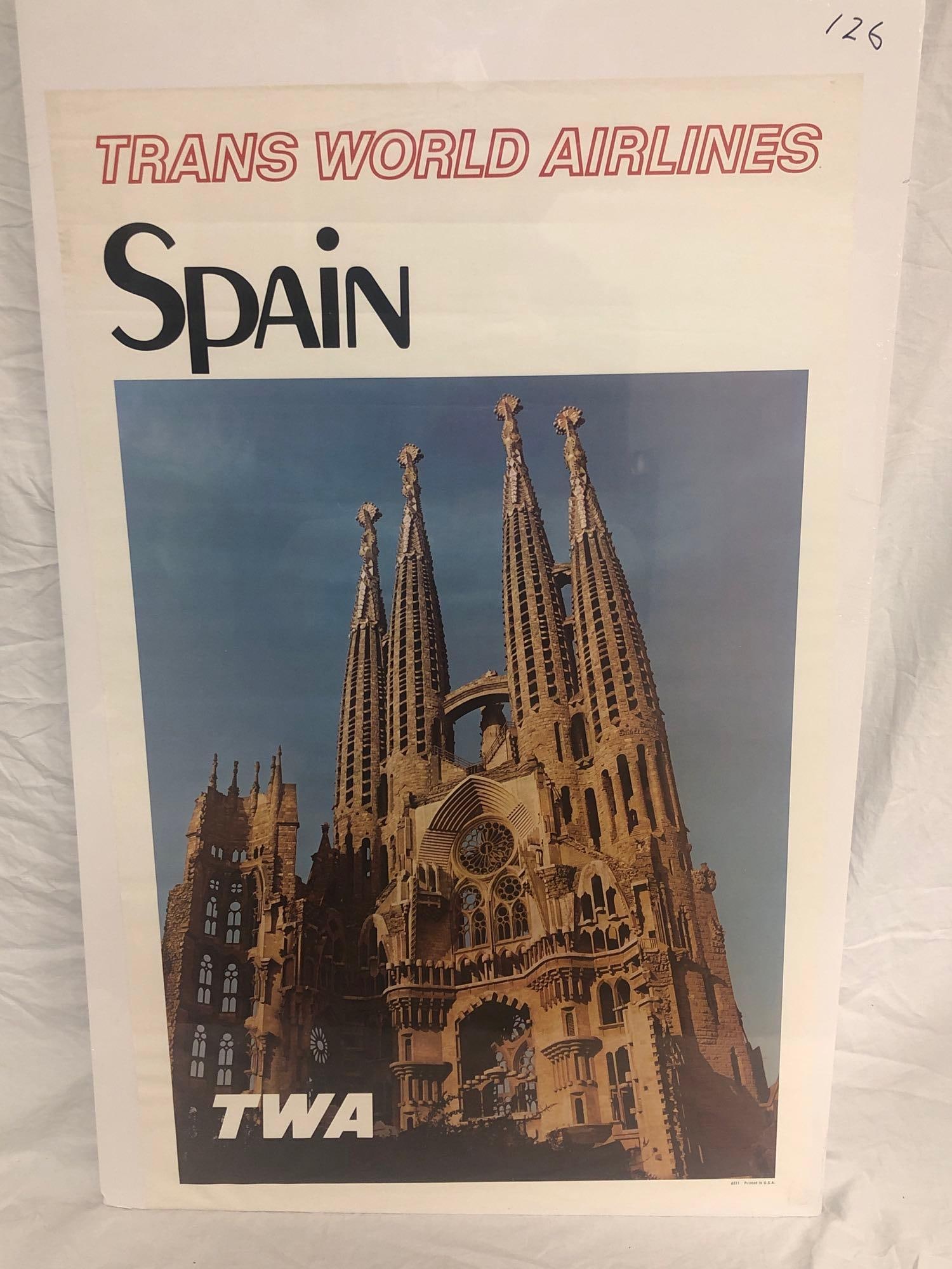 Spain - TWA travel poster (1 of 2)