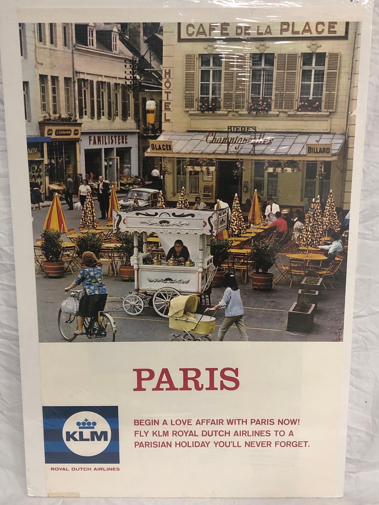 France - Paris KLM travel poster (1 of 3)