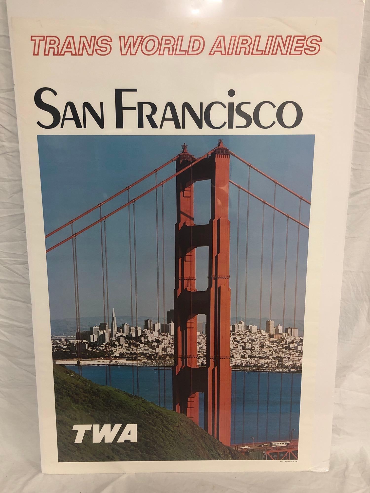 California - San Francisco TWA travel poster (1 of 2)