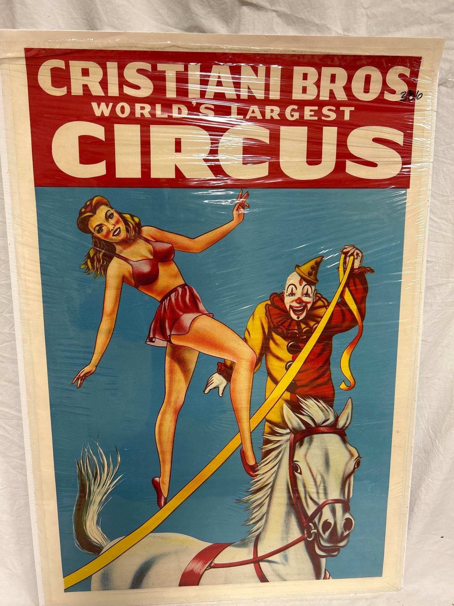 Christiani Brothers - circus poster (1 of 2)