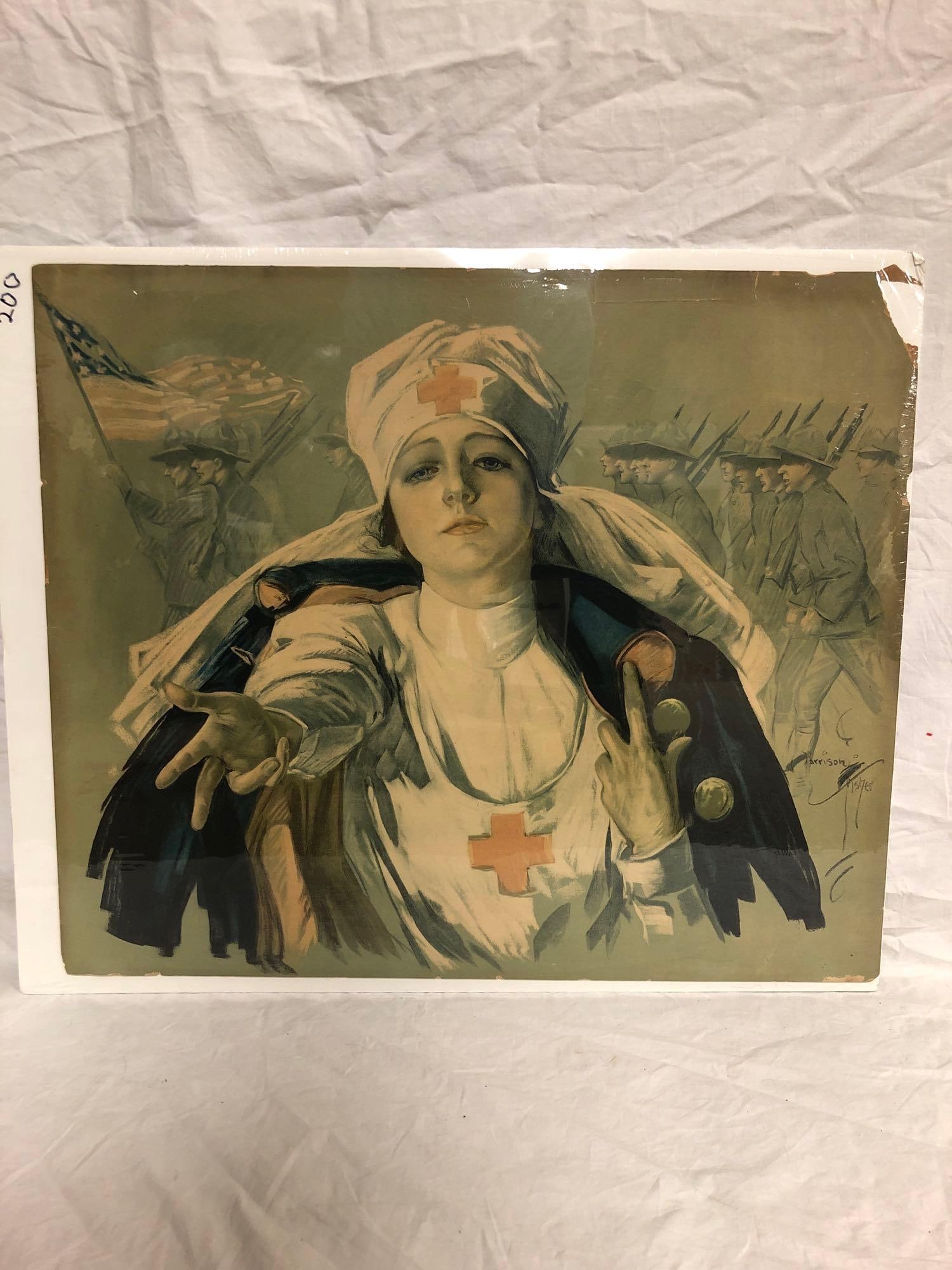 Red Cross Nurse - WWI poster (1 of 3)