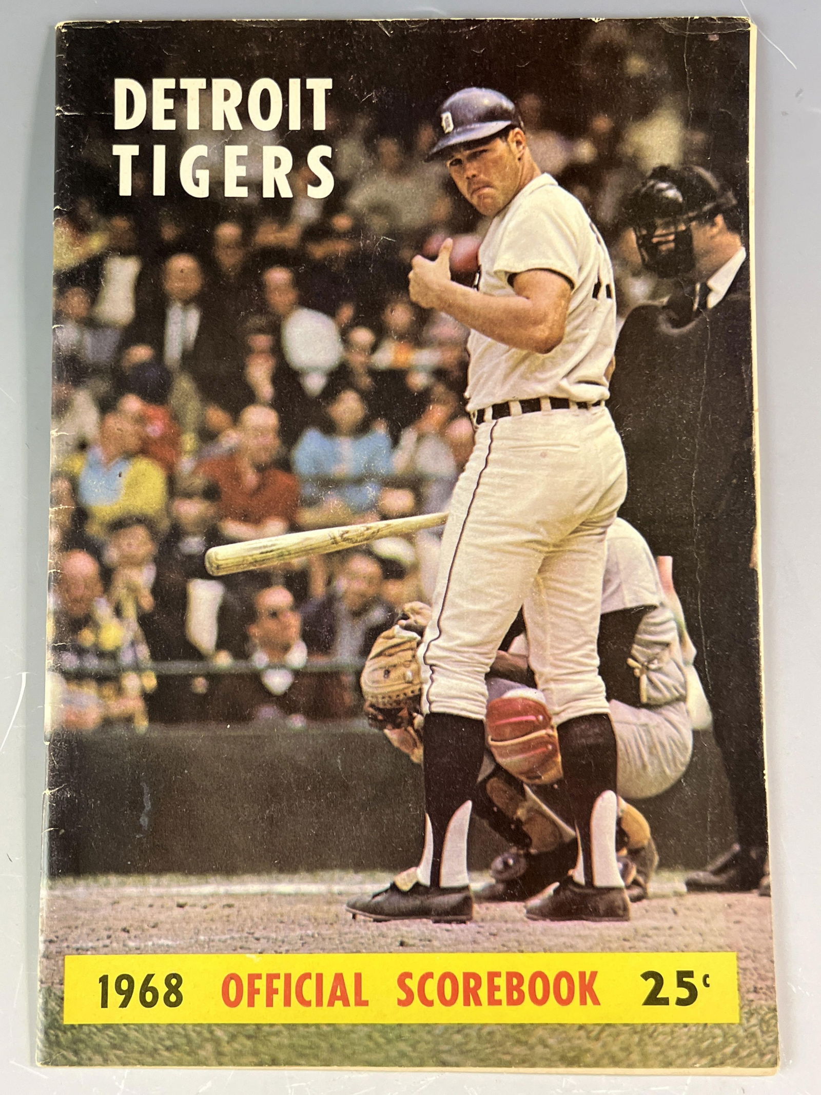 Reggie Jackson Rookie Year Signed 1968 Detroit Tigers Program (1 of 5)