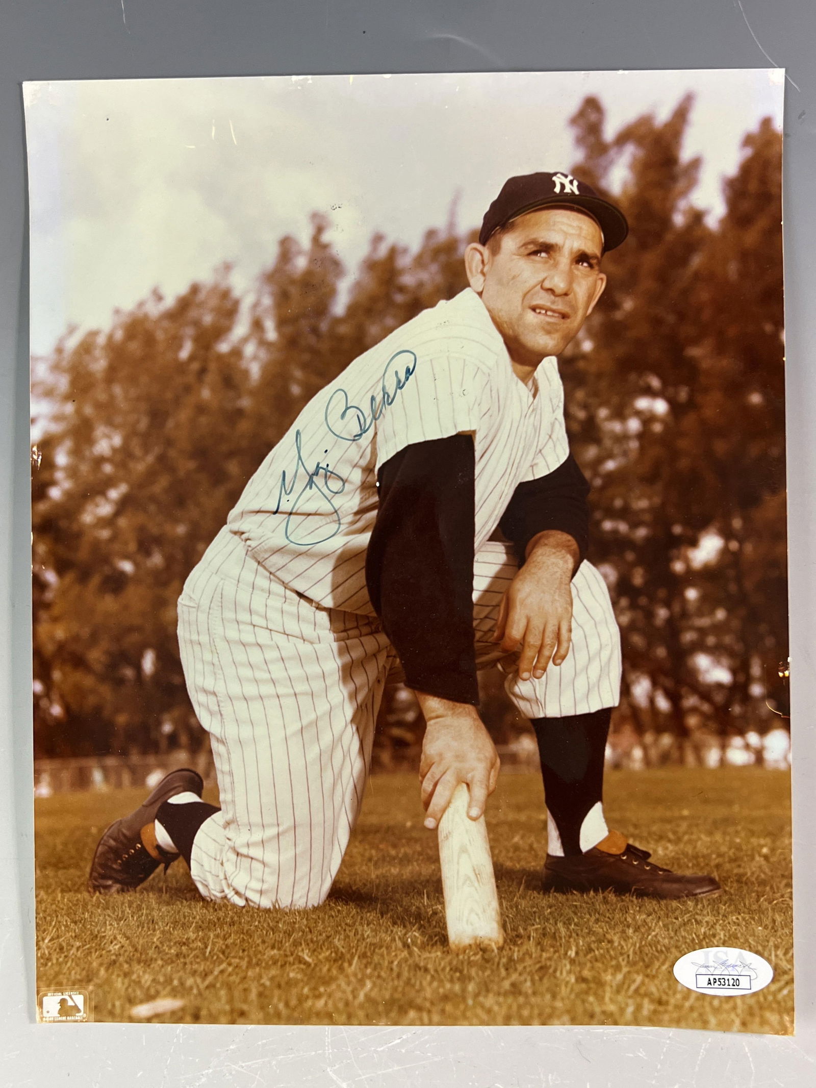 Yogi Berra Autographed Photo New York Yankees JSA (1 of 5)
