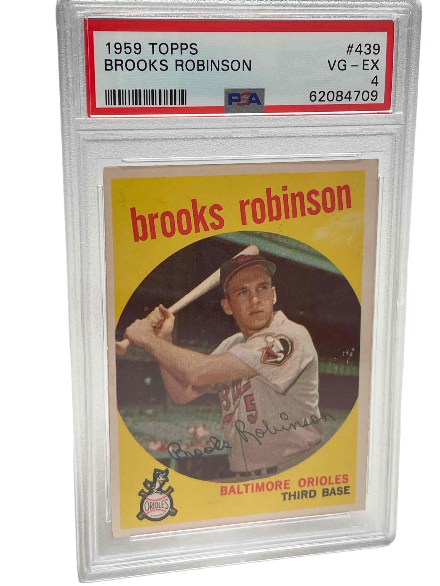 1959 Topps #439 Brooks Robinson PSA 4 (1 of 11)