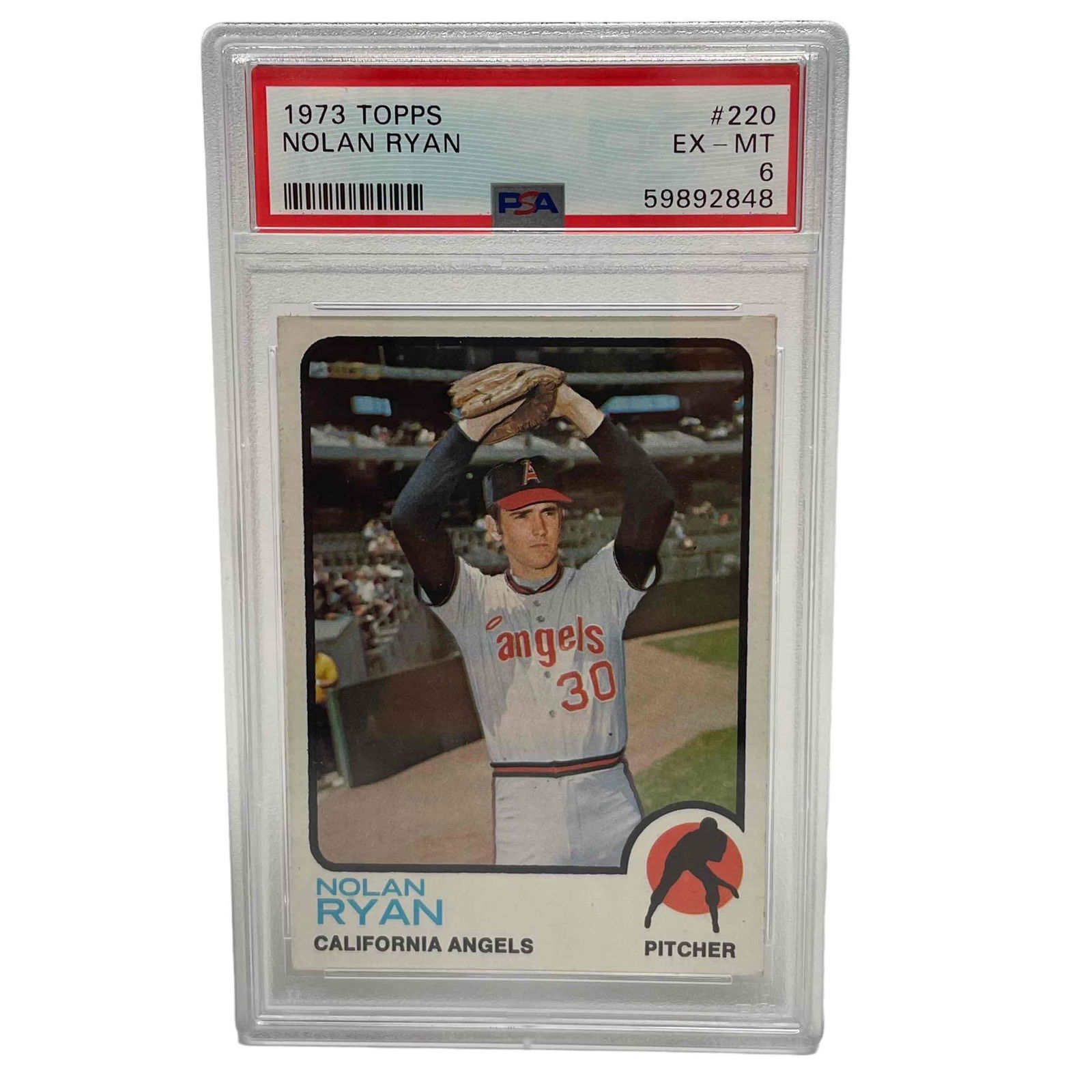 1973 Topps #220 Nolan Ryan PSA 6 (1 of 12)