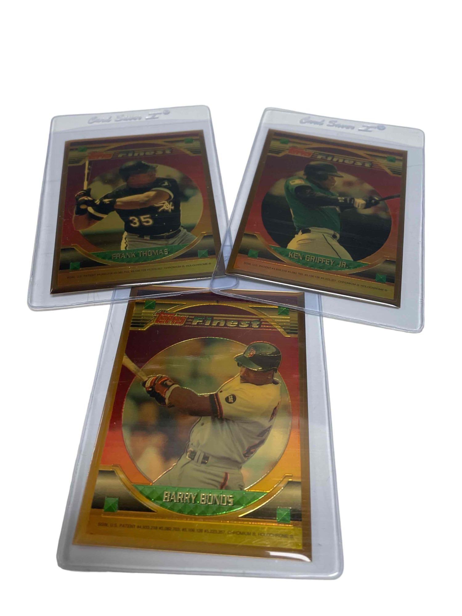 1994 Topps Finest Members Only Bronze Cards Griffey, Thomas Bonds (1 of 10)