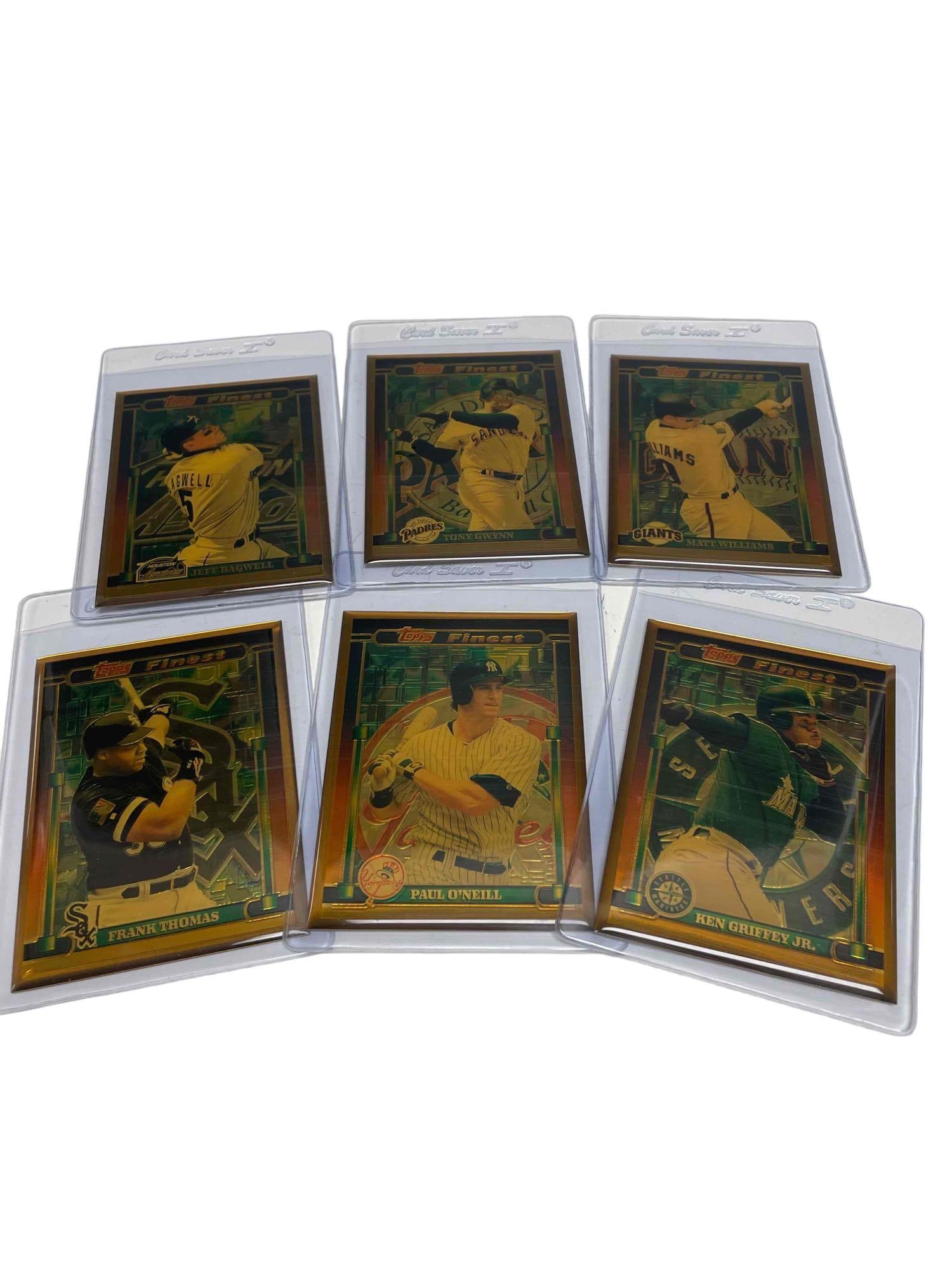 1995 Topps Finest Bronze League Leaders Set with Griffey (1 of 14)