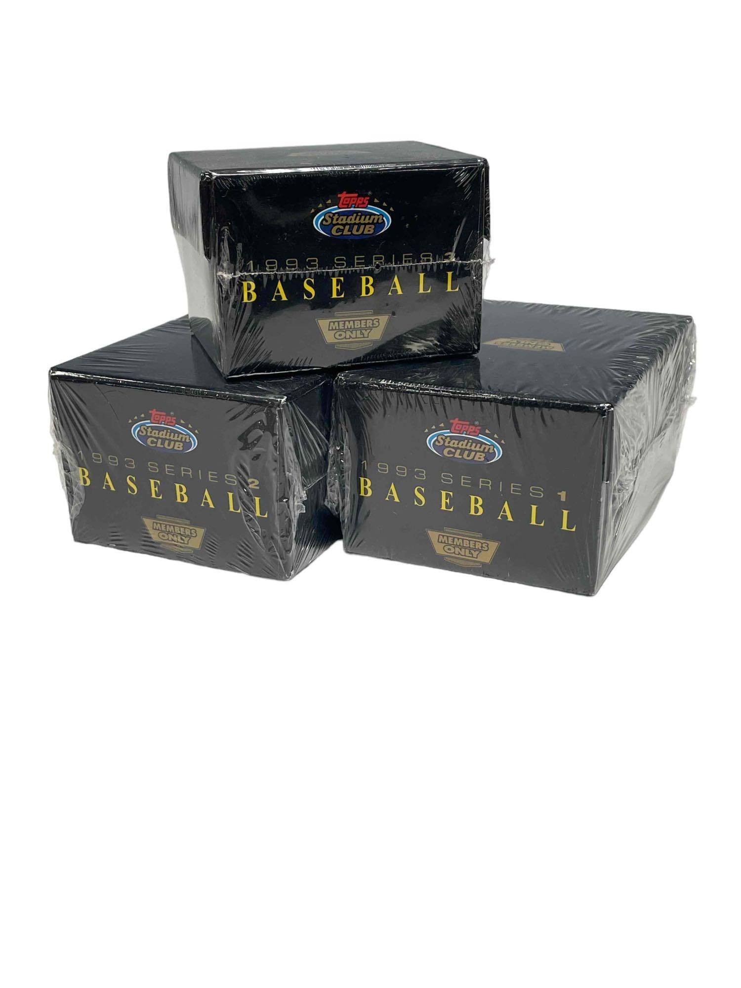 1993 Topps Stadium Club Members Only Baseball Sealed Sets Series 1,2,3 (1 of 19)