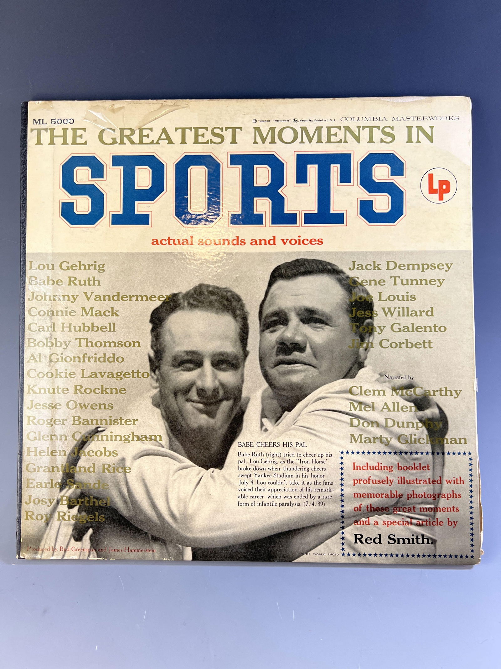 The Greatest Moments in Sports LP with Babe Ruth (1 of 5)
