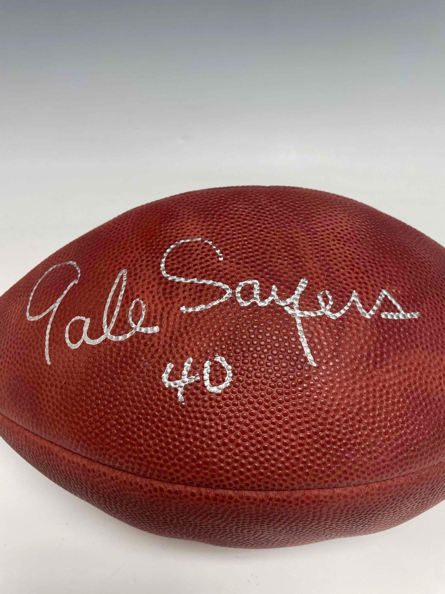 Gale sayers cheap autographed football