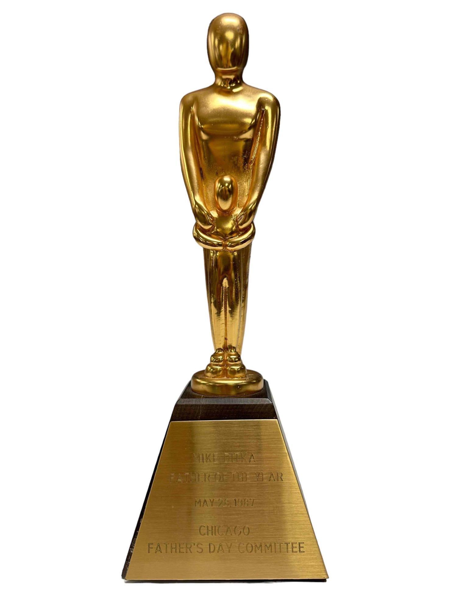 Mike Ditka 1987 Father of the Year Award (1 of 15)