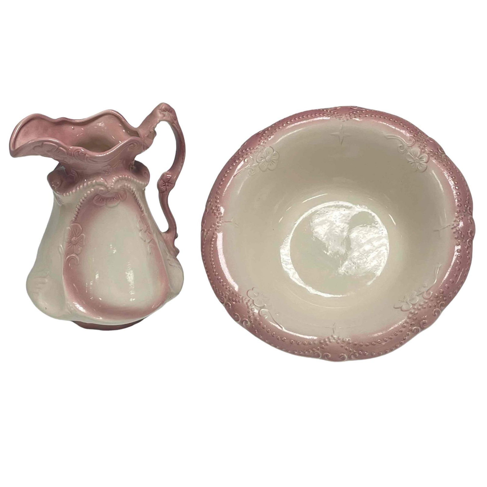 Miniature Ironstone Wash Bowl Set (1 of 13)