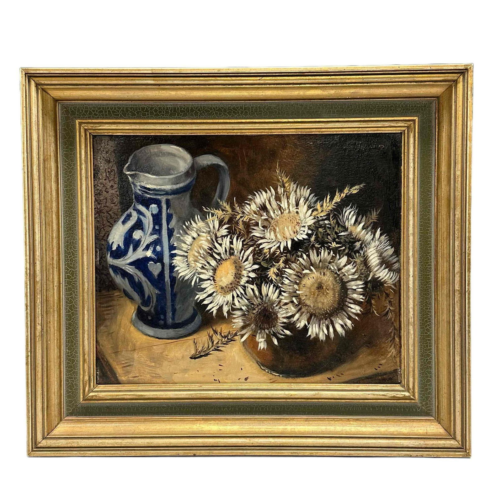 Early 20th Century German Stein Still Life Oil Painting (1 of 13)