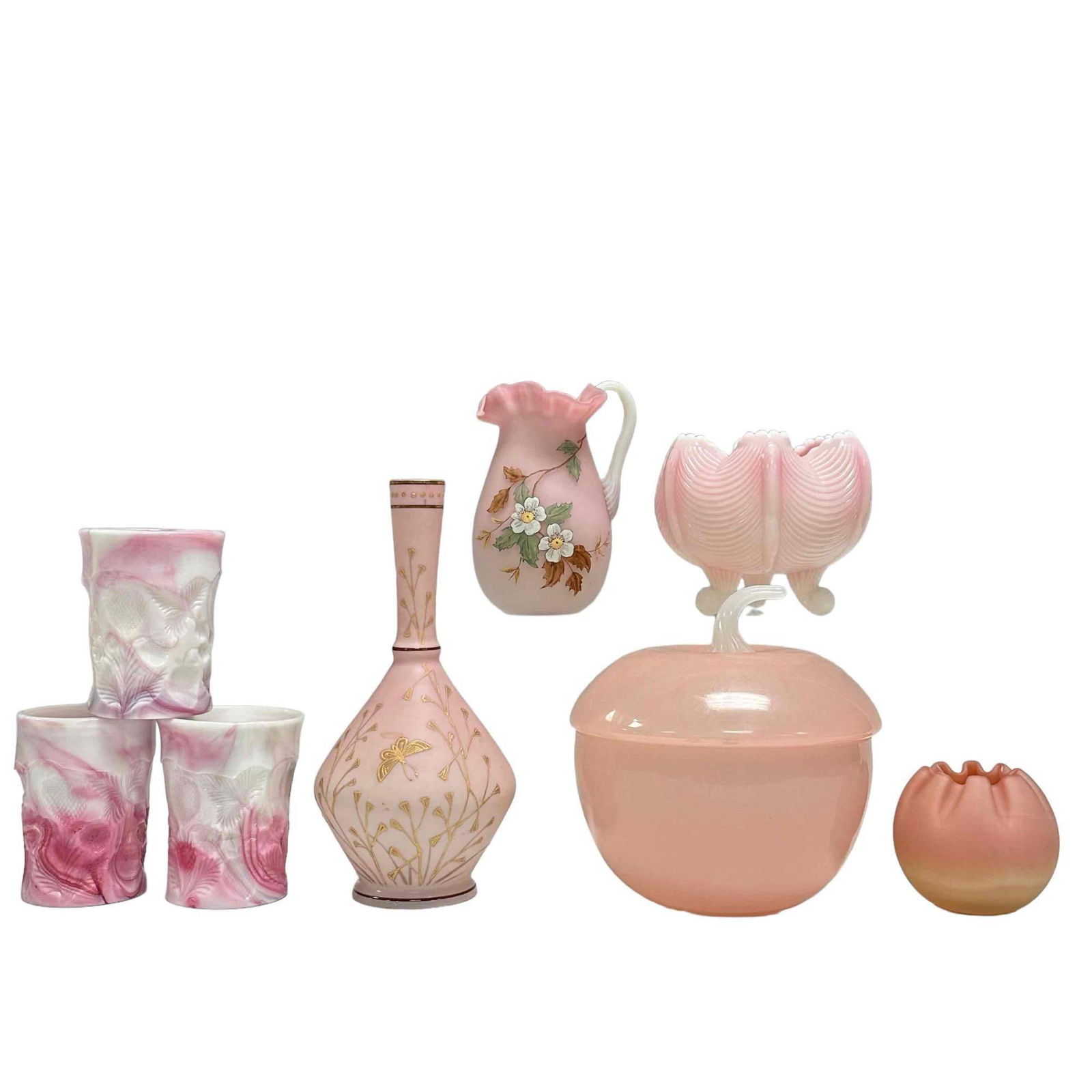 Pink Glass Collection Lot (1 of 20)