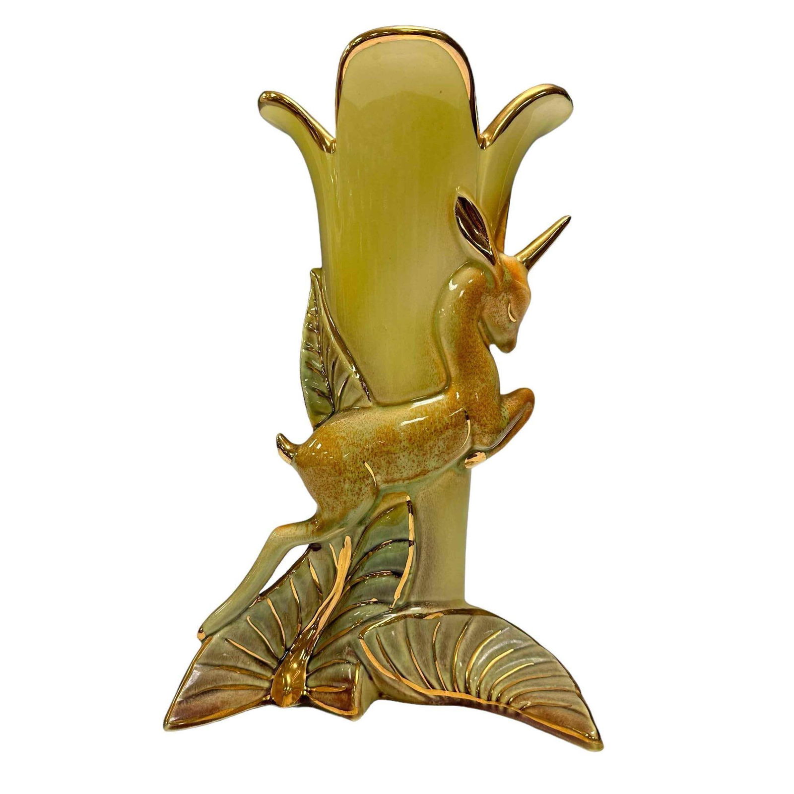 HULL Mid Century Modern Unicorn Vase (1 of 14)