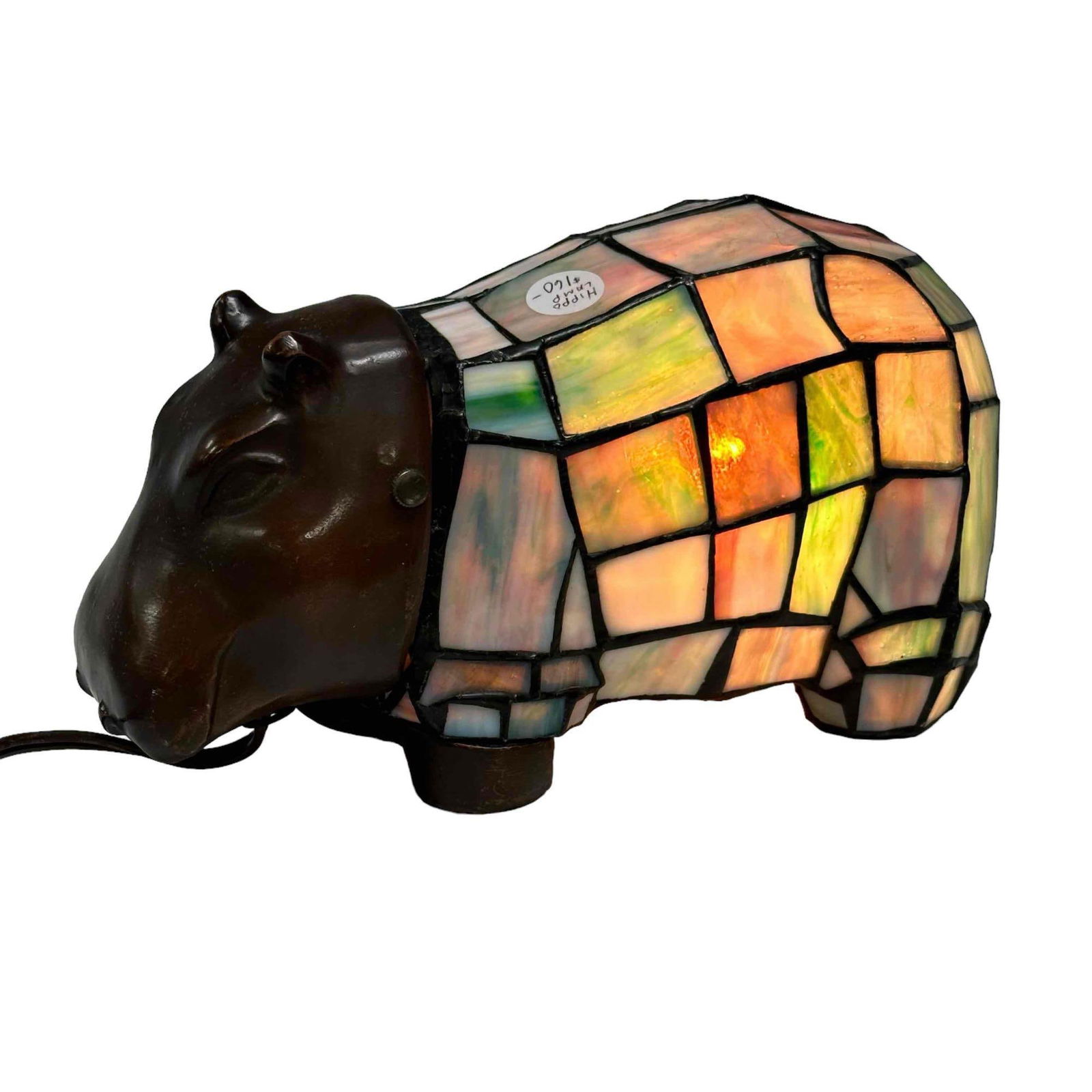 Stained Glass HIPPO Night Lamp (1 of 20)