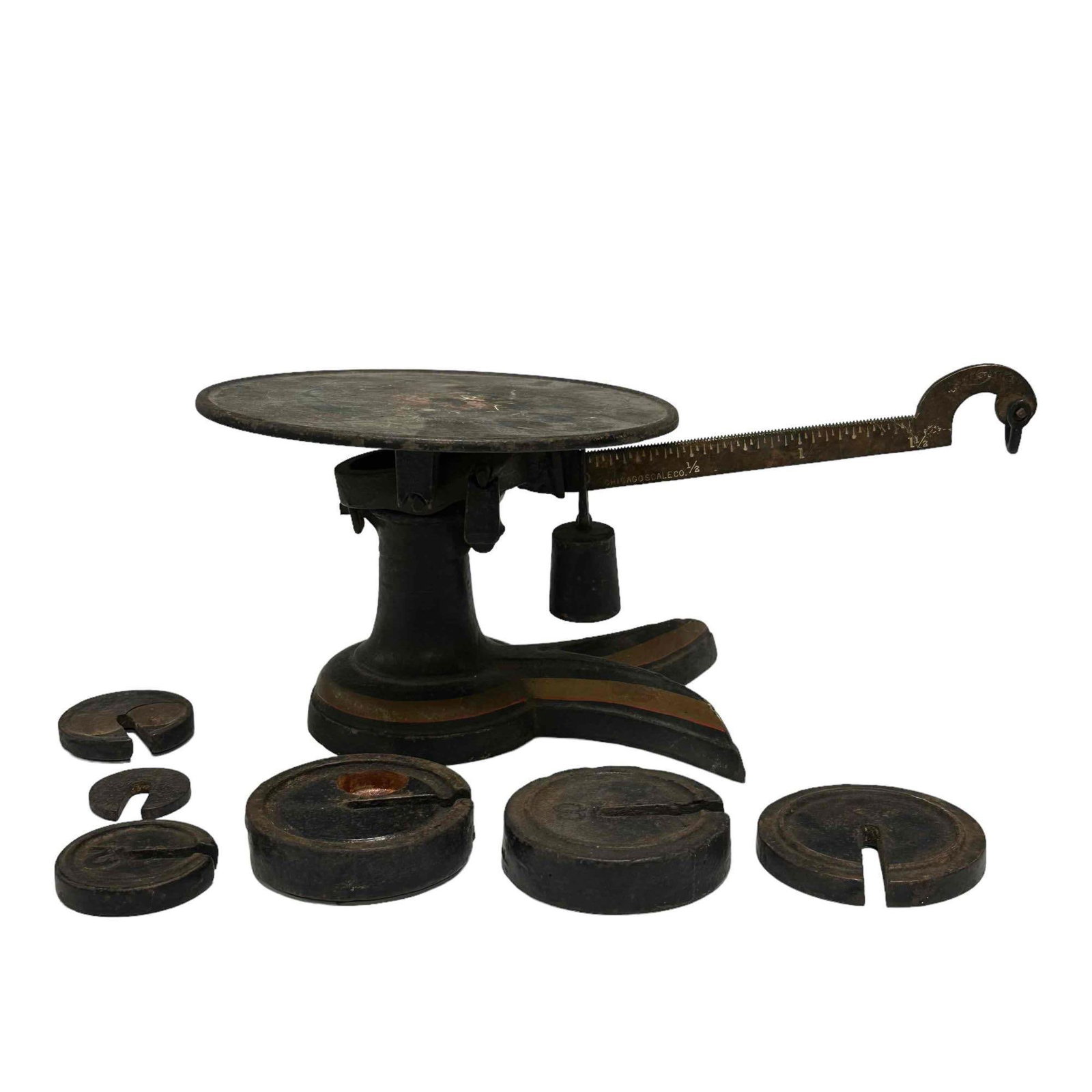 Chicago Scale Company Fishtail Cast Iron Scale (1 of 9)