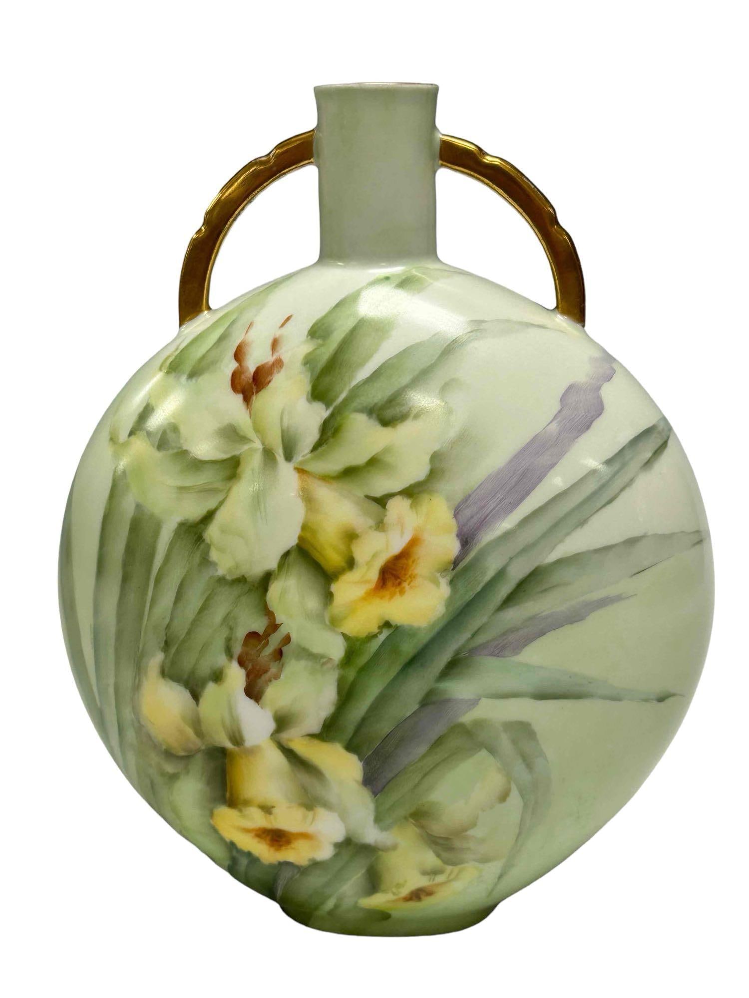 Haviland French Hand Painted Pillow Porcelain Vase (1 of 15)