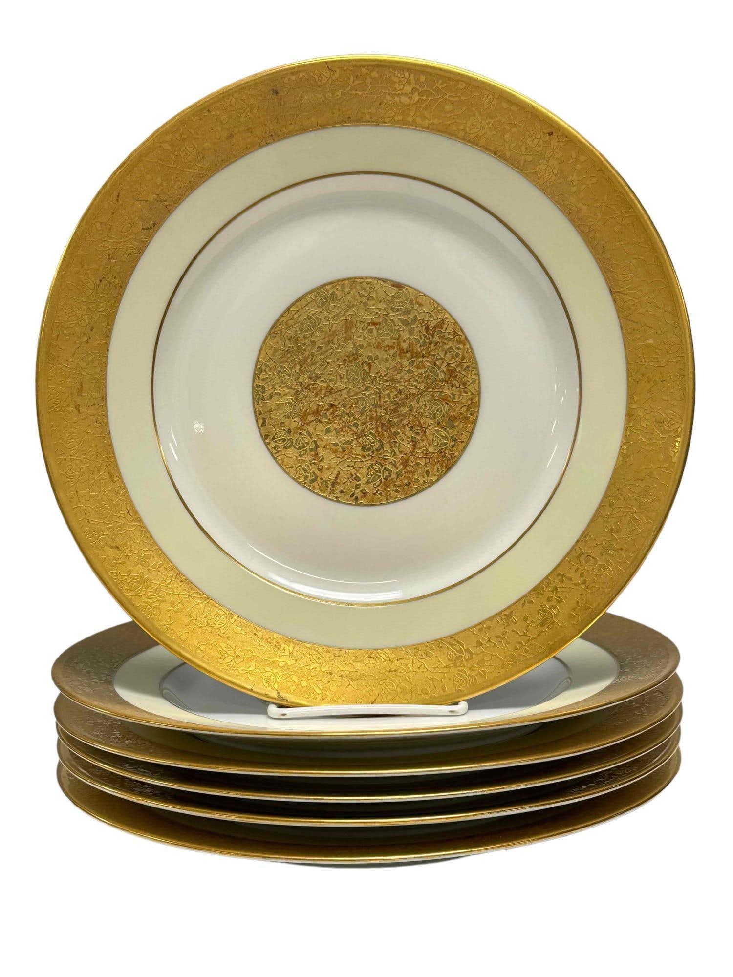 LIMOGES Vignaud 1930's Plates Artist Signed (1 of 17)