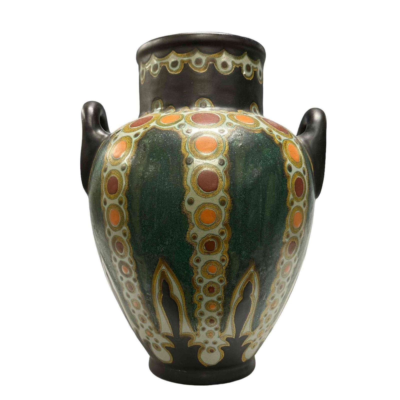 Gouda Semi-matte Glaze Pottery Vase Holland (1 of 20)