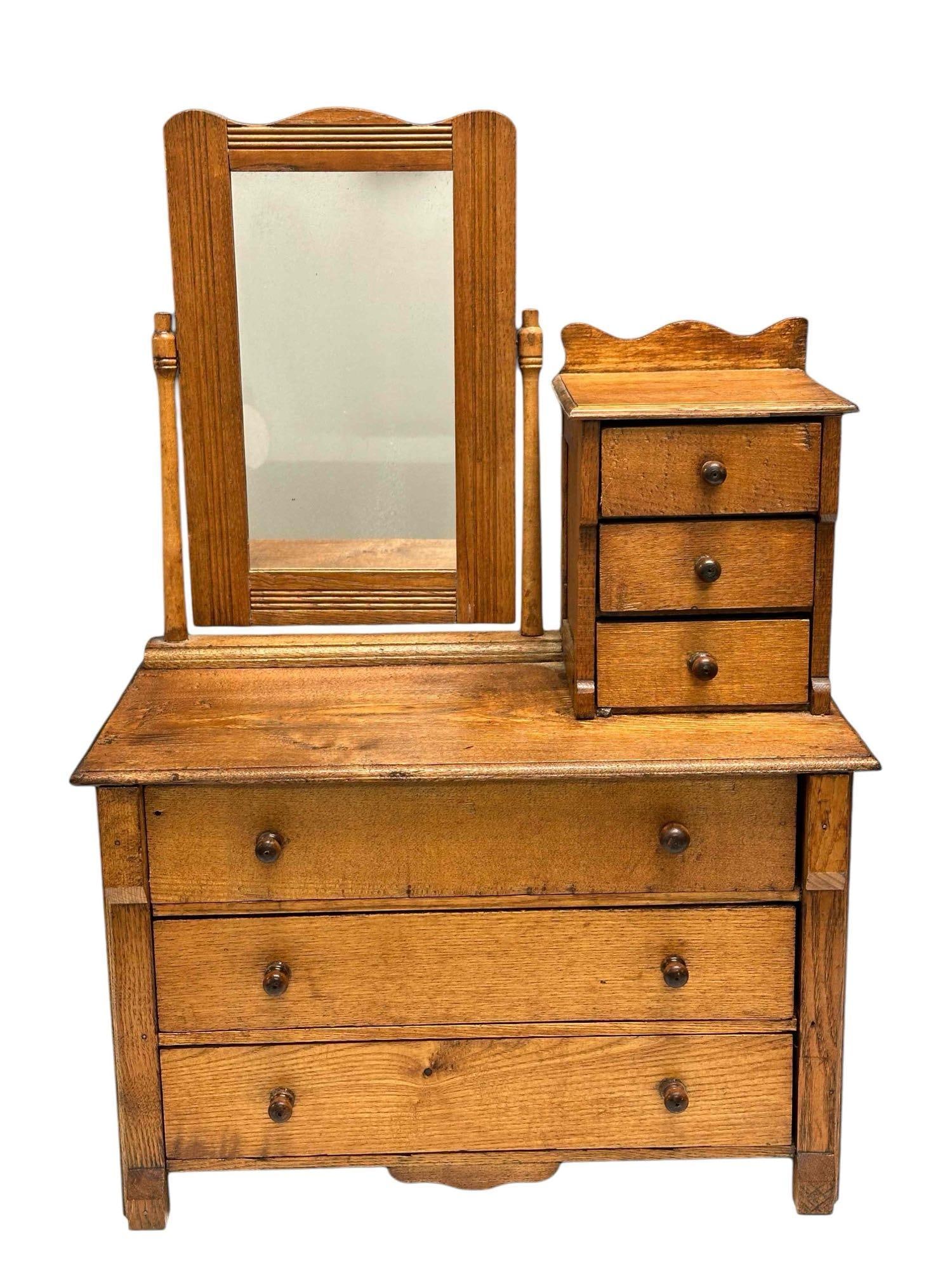 Early American Miniature Country Dresser (1 of 19)