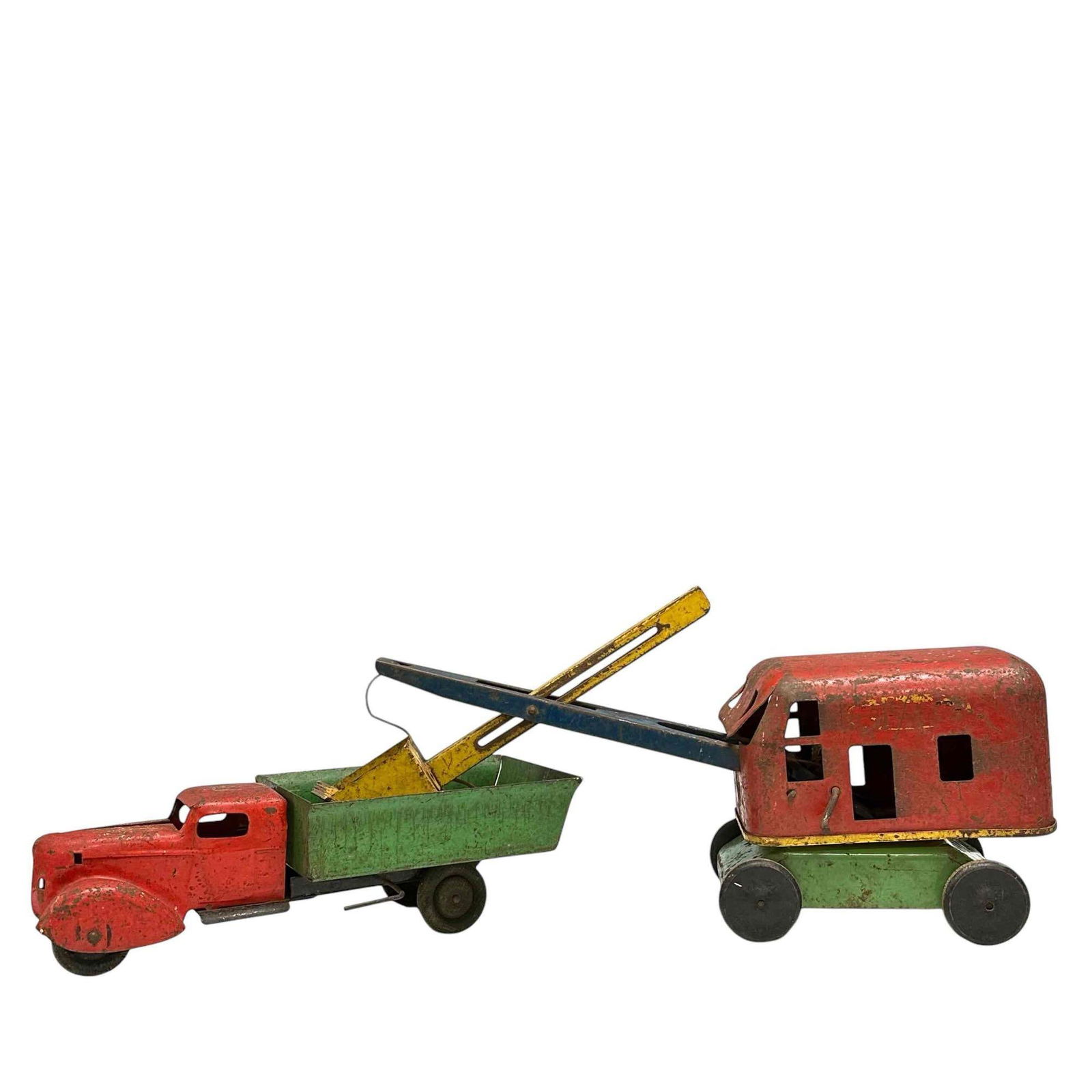 Wyandotte Pressed Steel Bucket Crane and Dump Truck (1 of 20)