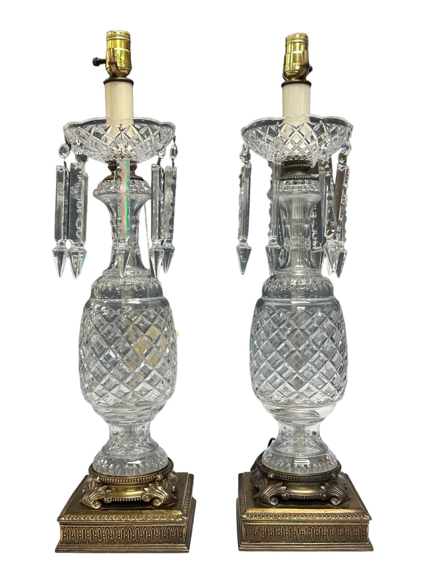 Pair of Waterford Crystal Table Lamps (1 of 14)