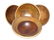 183: Five Old Wood Turned Mixing Bowls