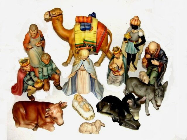 218: Hummel Nativity Set With Goebel Camel