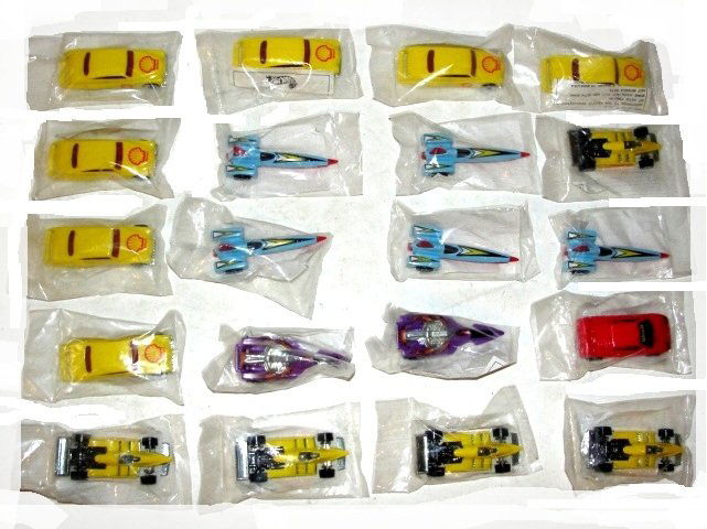 Collection Of 20 Hot Wheels Promo Cars: Circa 1991-1995. Shell promotional cars and others. Condition all mint in original packs.