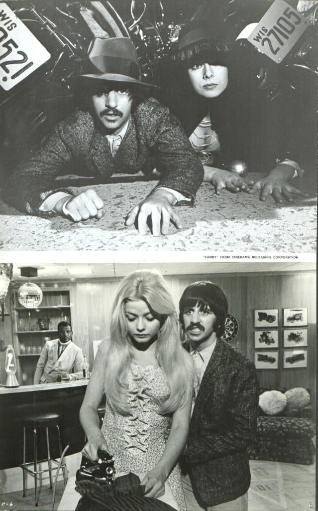 Ringo Starr - Candy - original stills: 1969, 8x10, U.S., Cinerama, Qty. 12, B+ condition With Sugar Ray Robinson Comedy