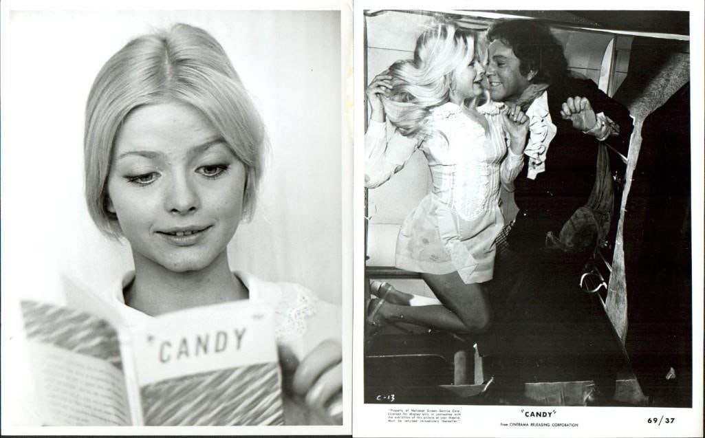 Ewa Aulin - Candy - original stills: 1969, 8x10, U.S., Cinerama, Qty. 20, B+ condition with Ringo Starr, Richard Burton, Walter Mathau, John Astin, Elsa Martinelli, James Coburn, Sugar Ray Robinson, Marlon Brando Comedy