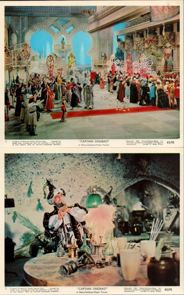 Guy Williams - Captain Sindbad - original color stills (1 of 6)