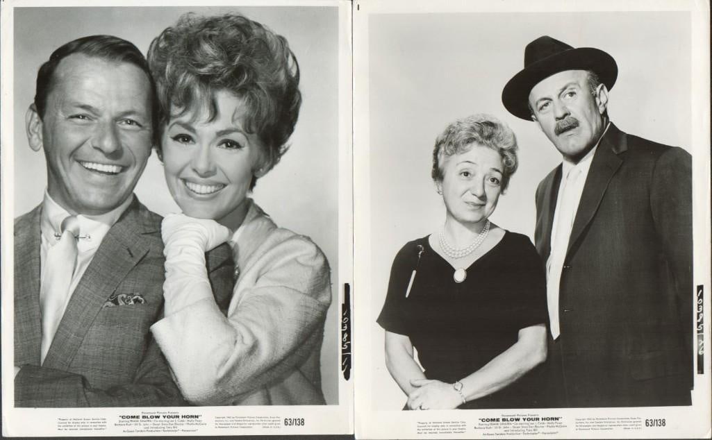 Frank Sinatra - Come Blow Your Horn - original stills: 1963, 8x10, U.S., Paramount, Qty. 22, B+ condition With Jill St. John, Tony Bill, Barbara Rush Musical