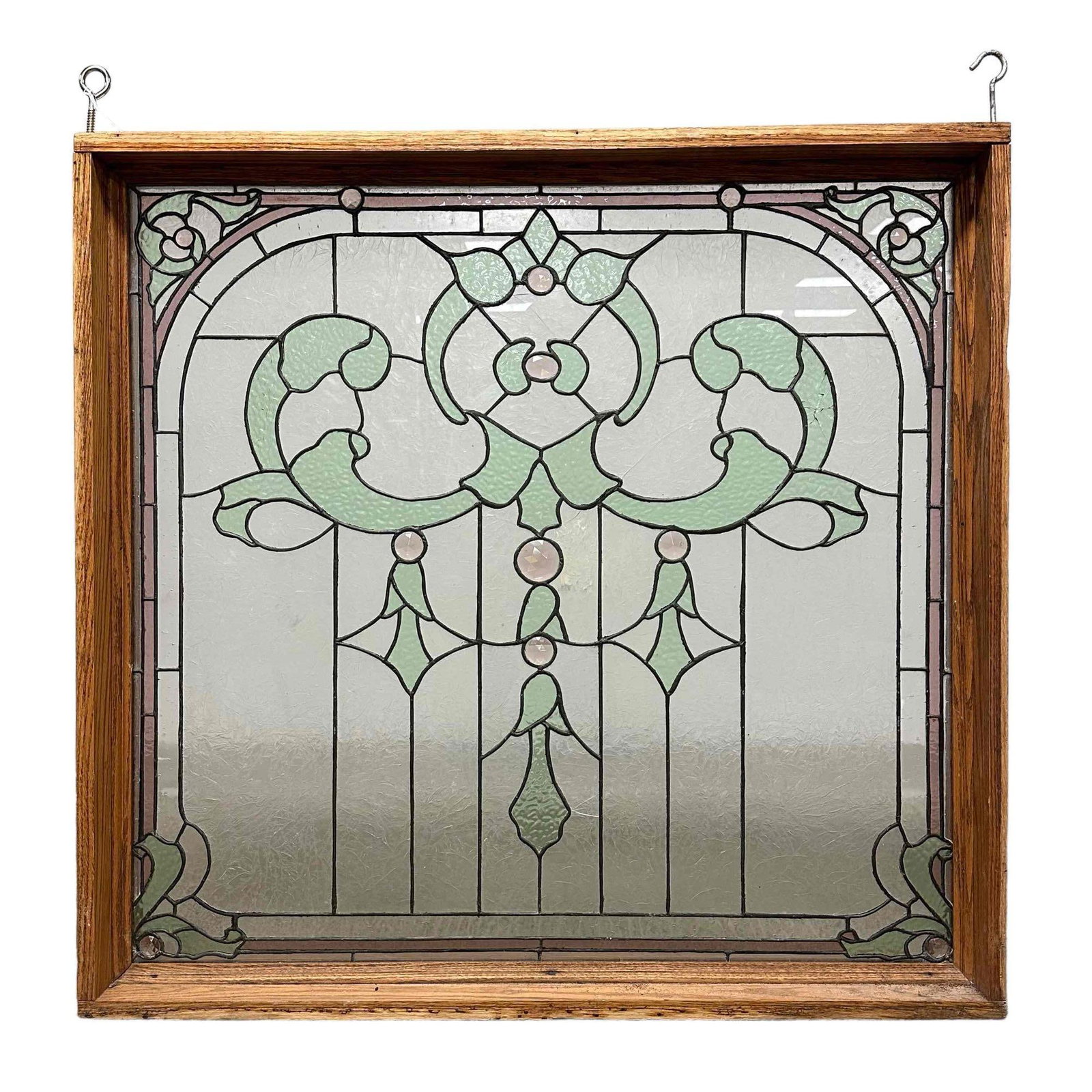 20th Century Leaded and Stained Glass Window Panel (1 of 16)