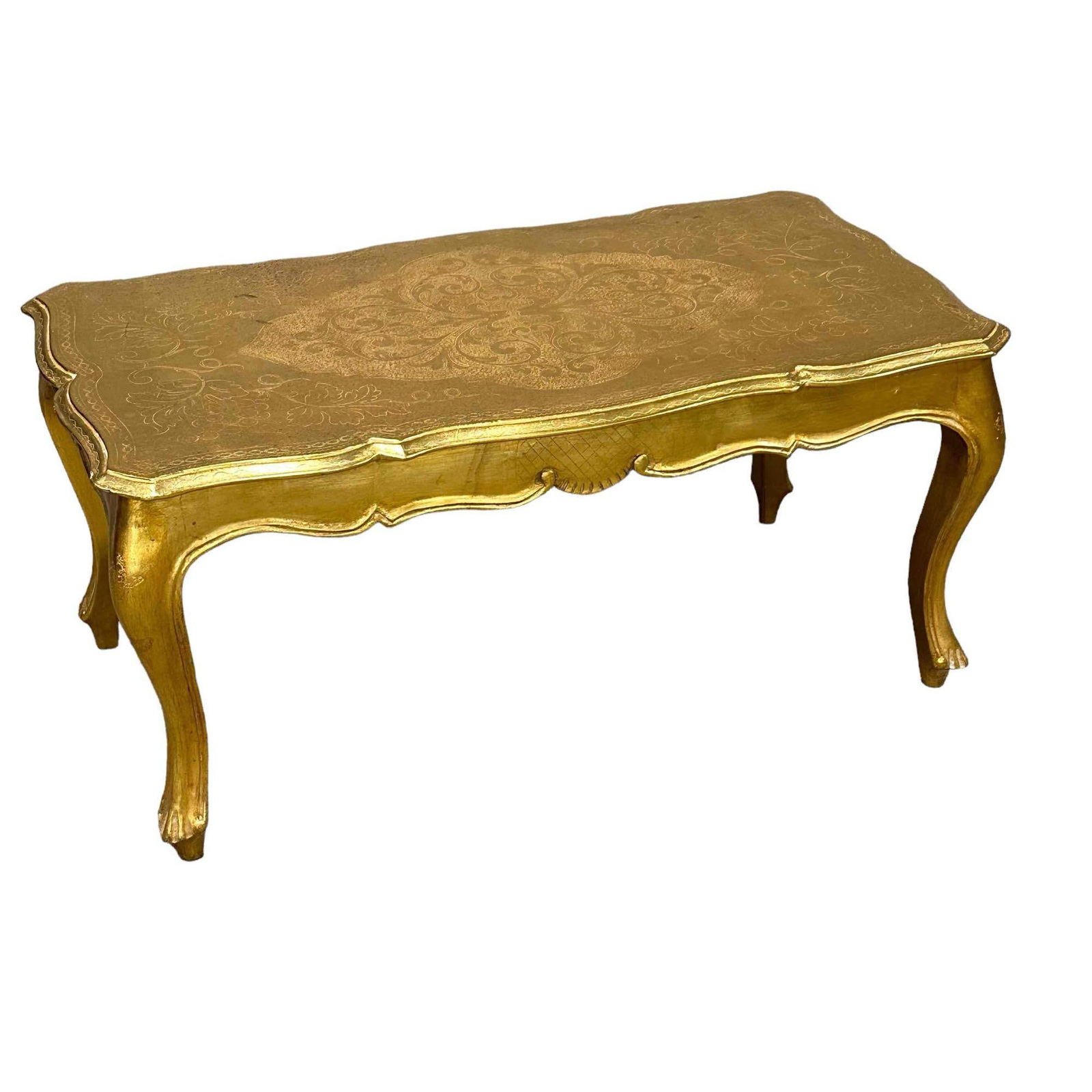 Mid 20th century Italian Gold Cocktail Table (1 of 14)