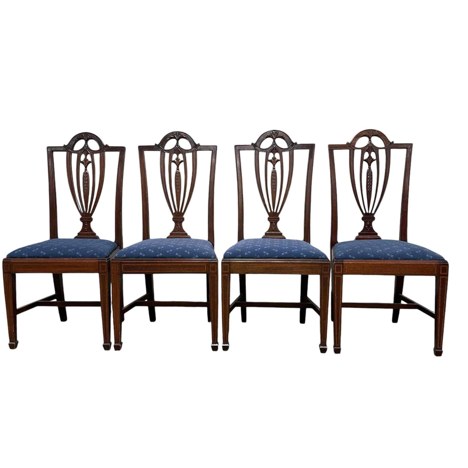Set of Four Classical Chippendale Style Chairs (1 of 19)