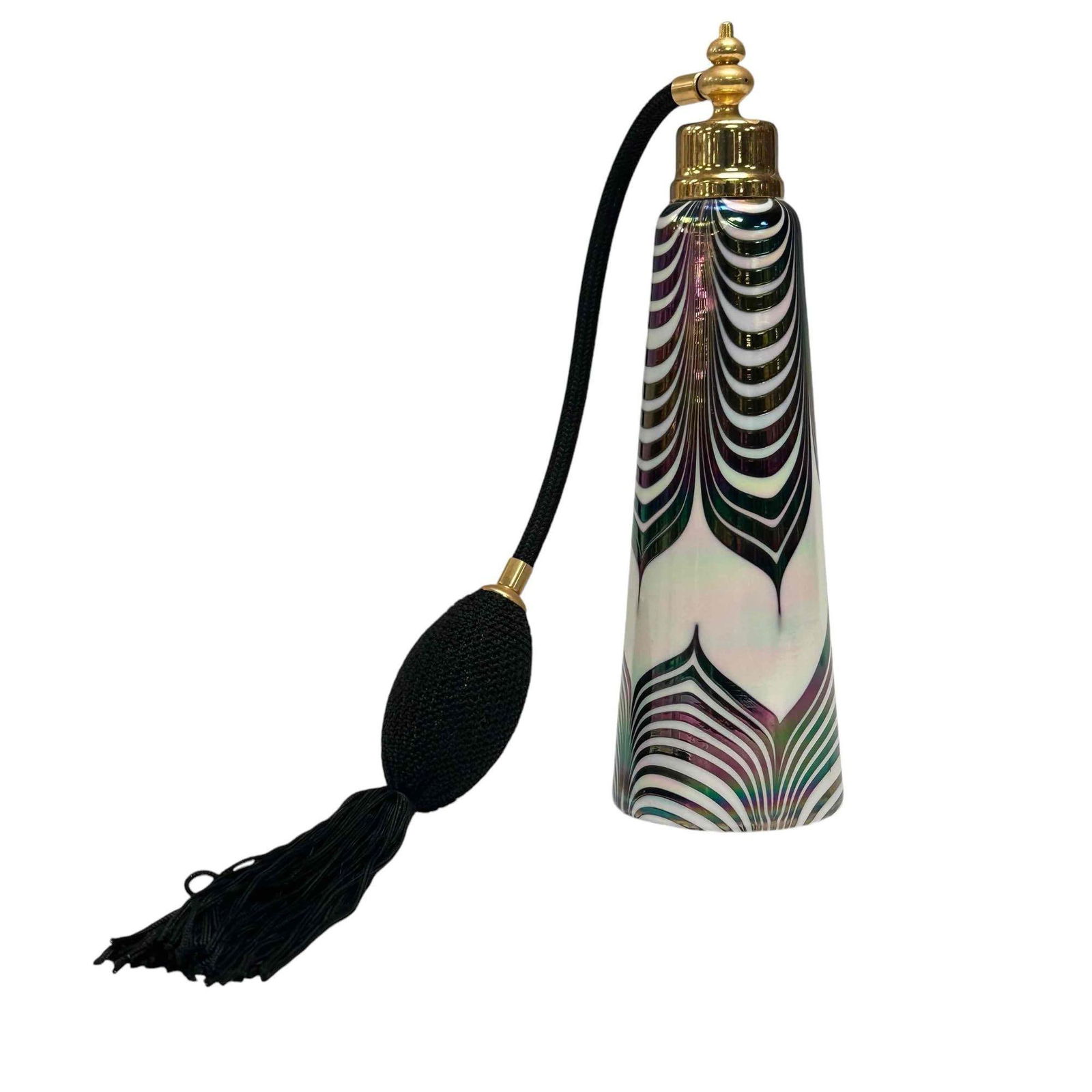 Mid Century Vintage Ladies Vanity Perfume w Atomizer Bottle (1 of 14)