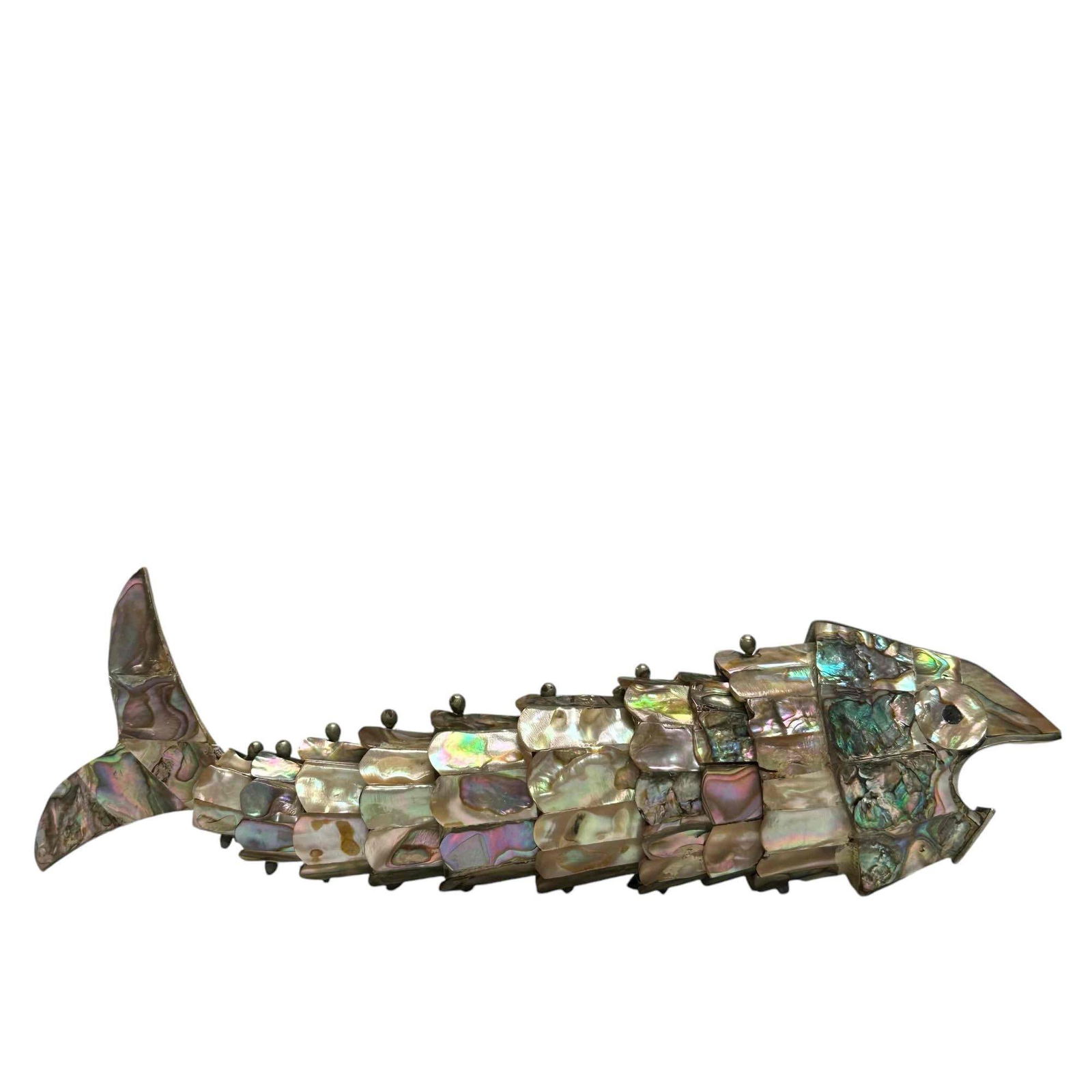 Mother-of-Pearl Shell Articulated Fish Bottle Opener (1 of 15)