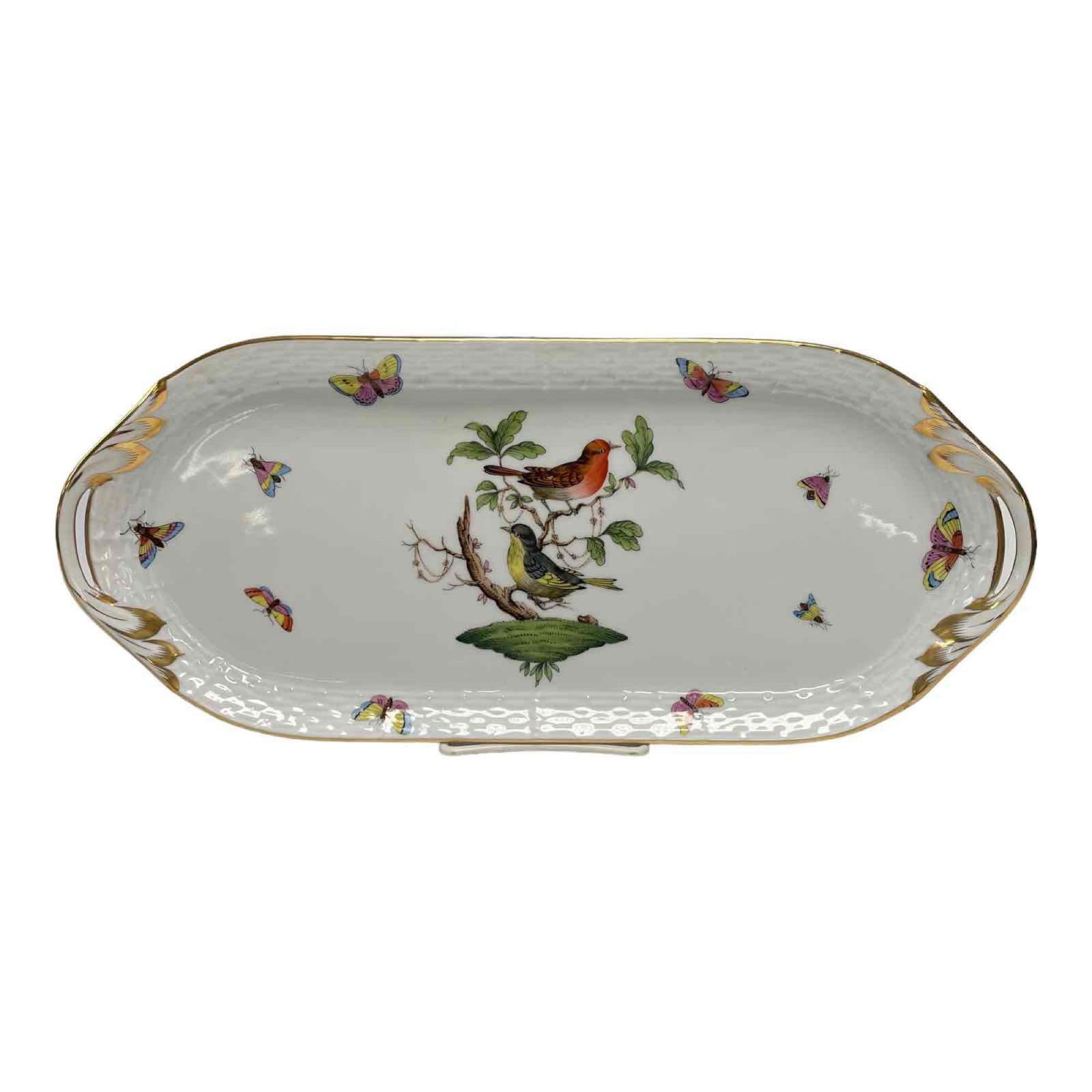 Herend Rothschild Bird Sandwich Tray (1 of 13)