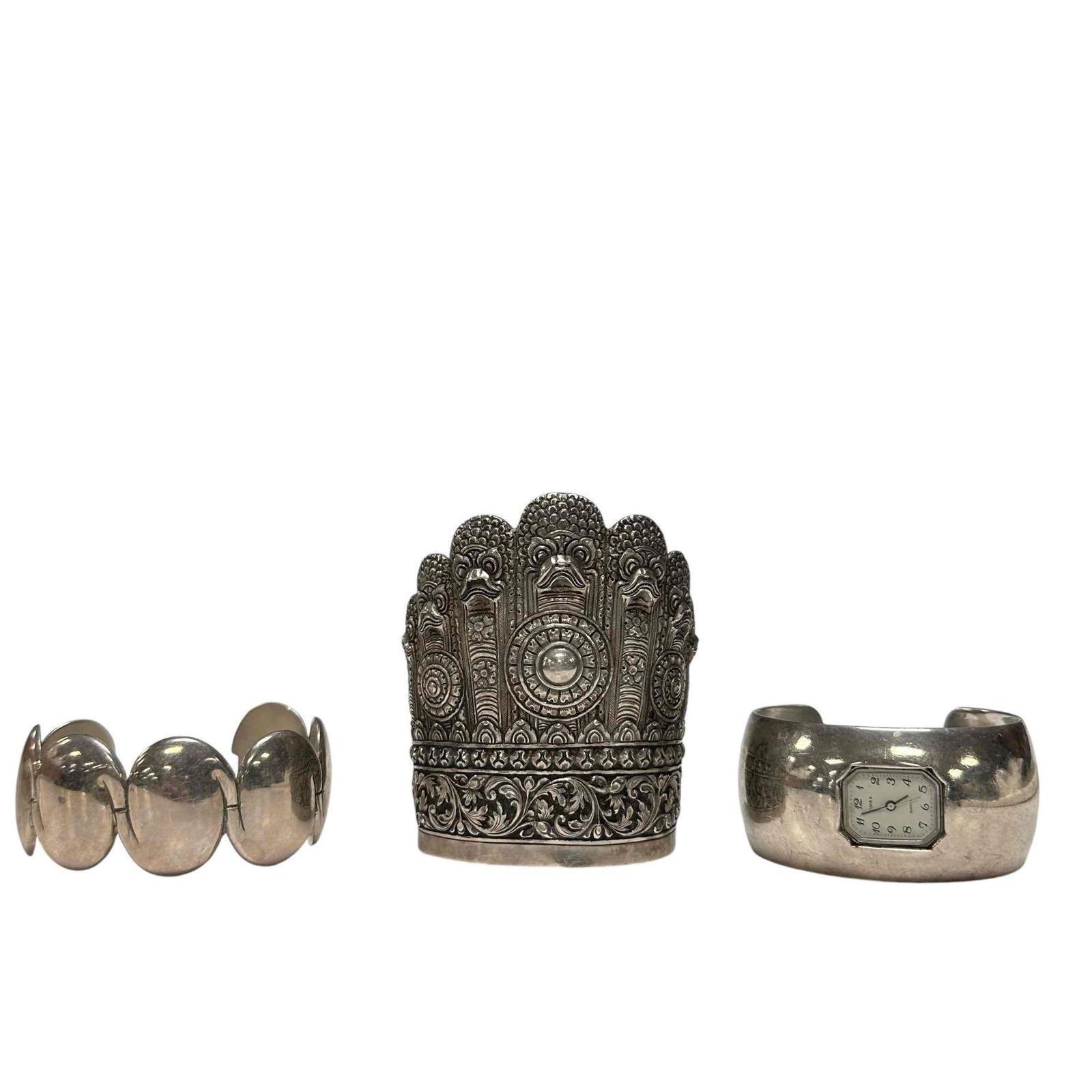 (3) Sterling Silver Cuff Bracelets (1 of 19)