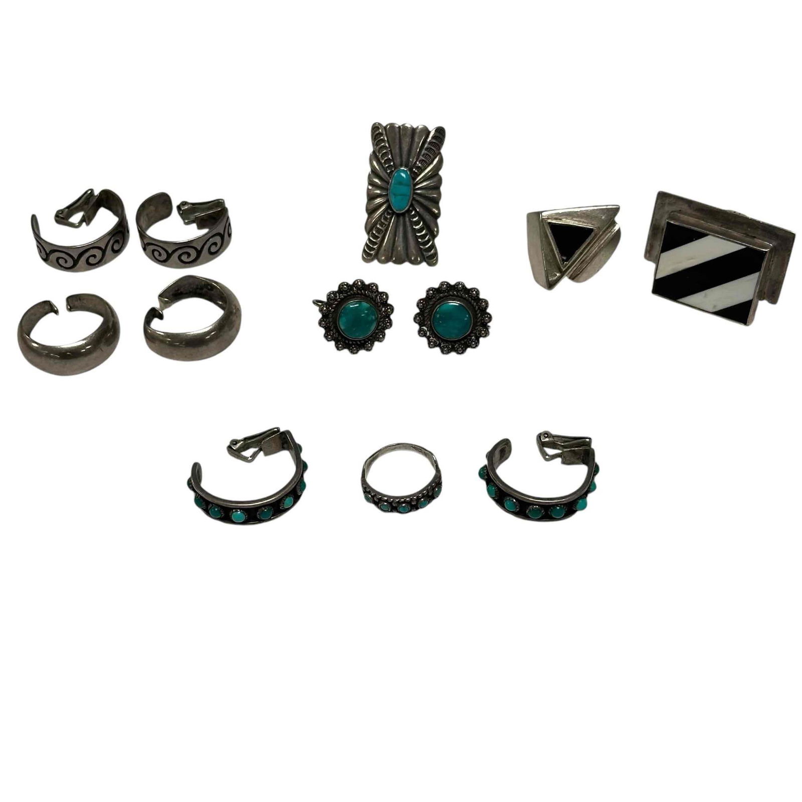 Sterling Silver Rings and Earrings Collection (1 of 20)
