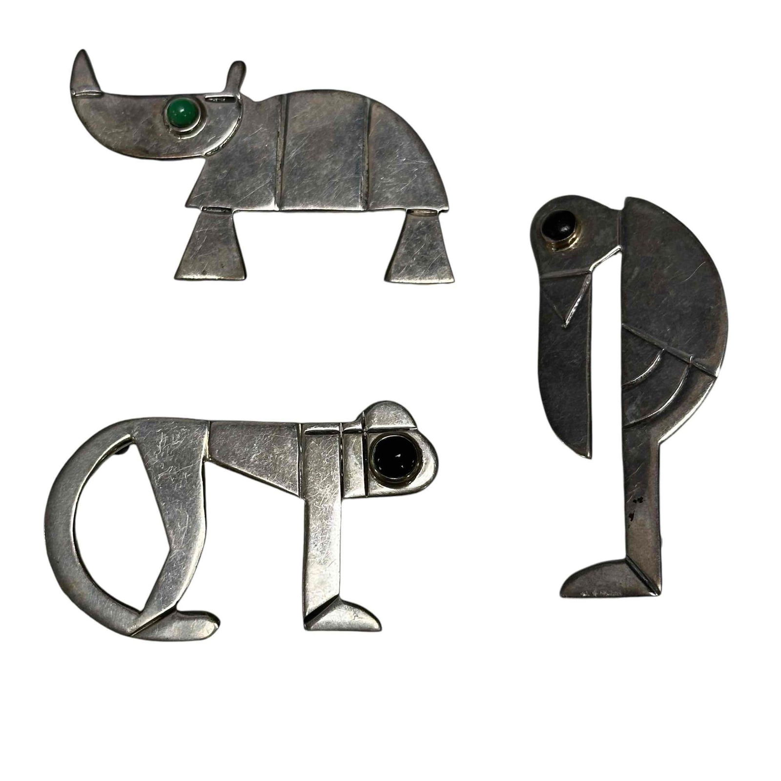 (3) Sterling Silver Animal Brooches (1 of 14)