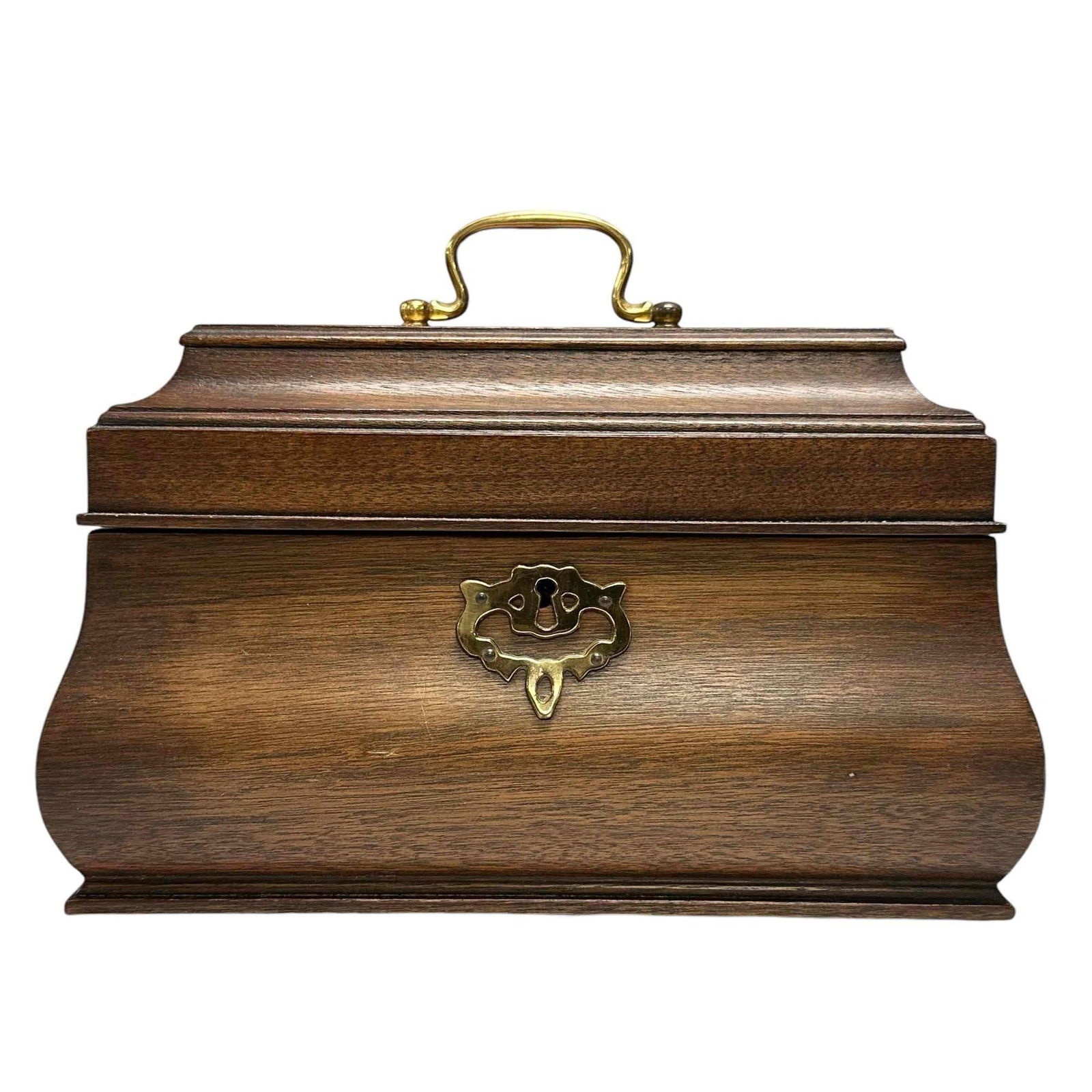 19th Century Mahogany Tea Caddy Box (1 of 16)
