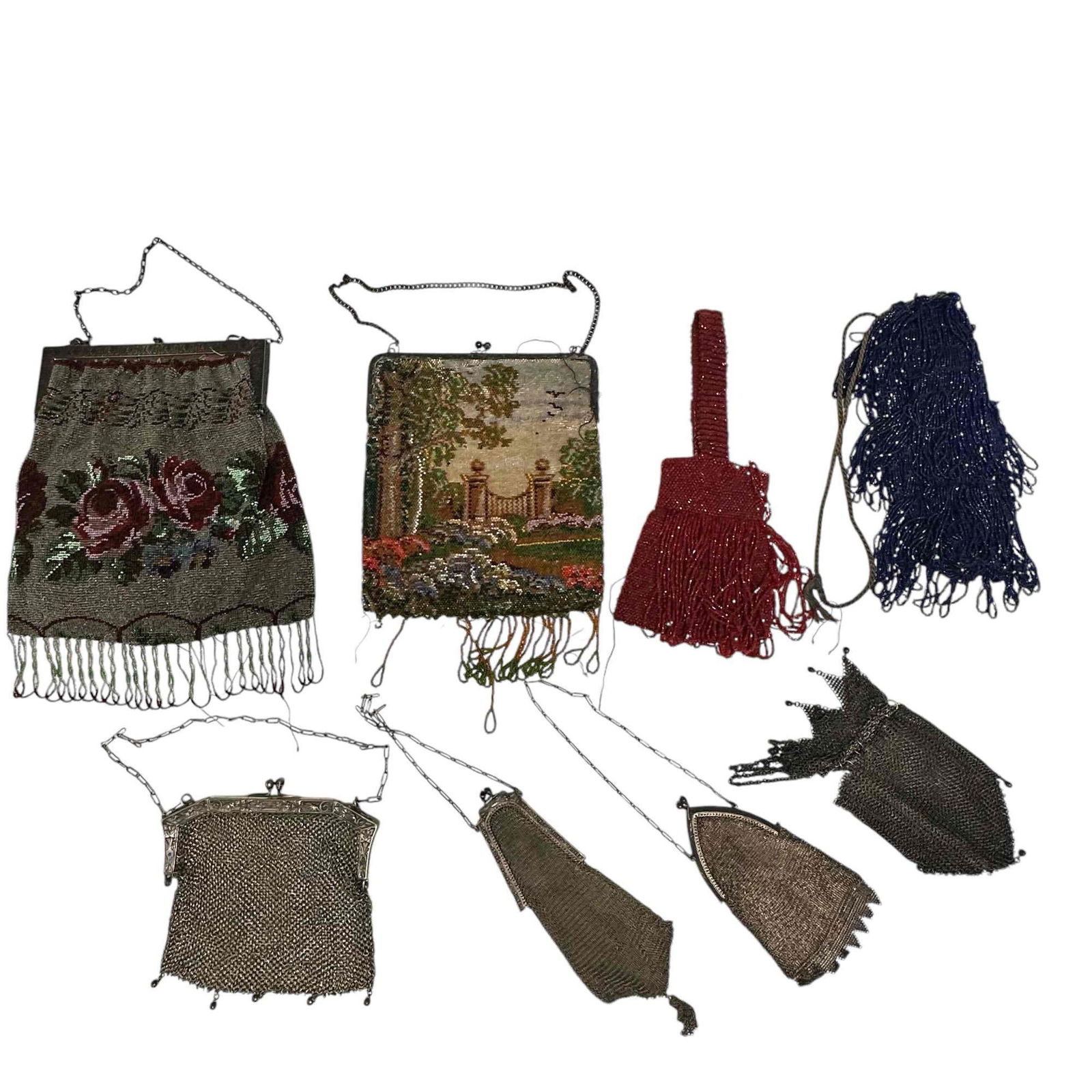 (8) Beaded and Metal Mesh Handbag / Purse Collection (1 of 20)