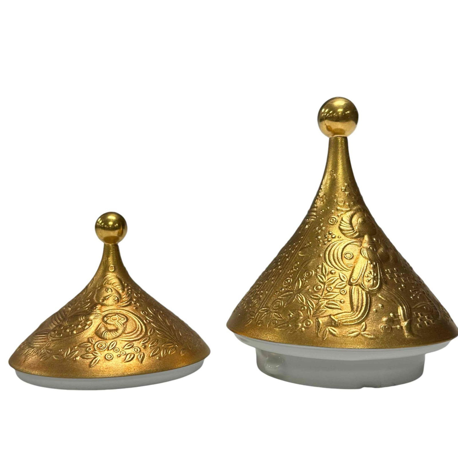 Bjorn Wiinblad (Danish, 1918-2006) for Rosenthal - Gilt Porcelain Magic Flute (1 of 11)