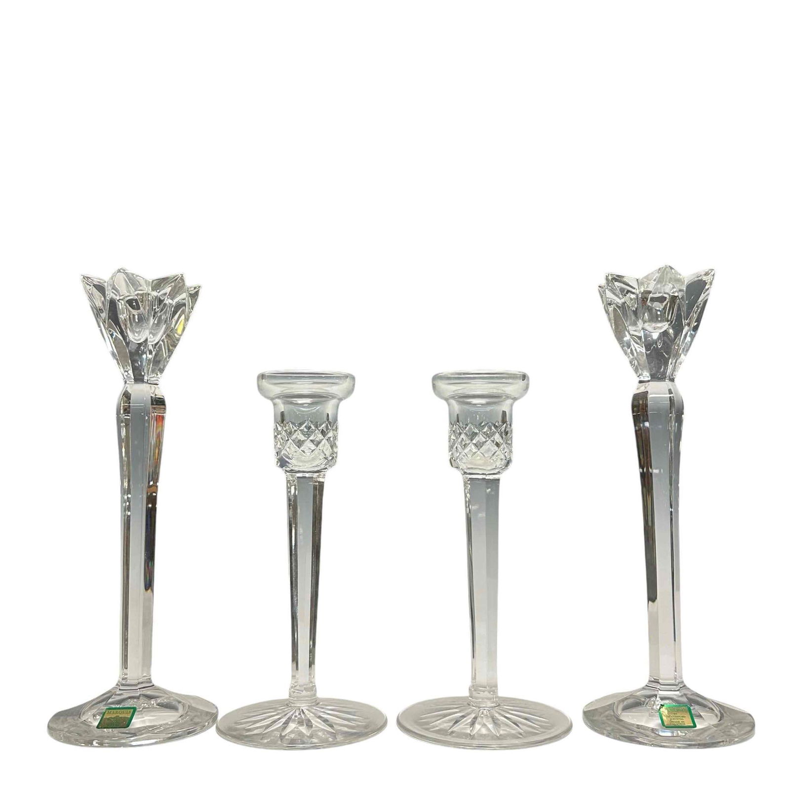Two (2) Sets of Waterford Crystal Candle Sticks (1 of 16)