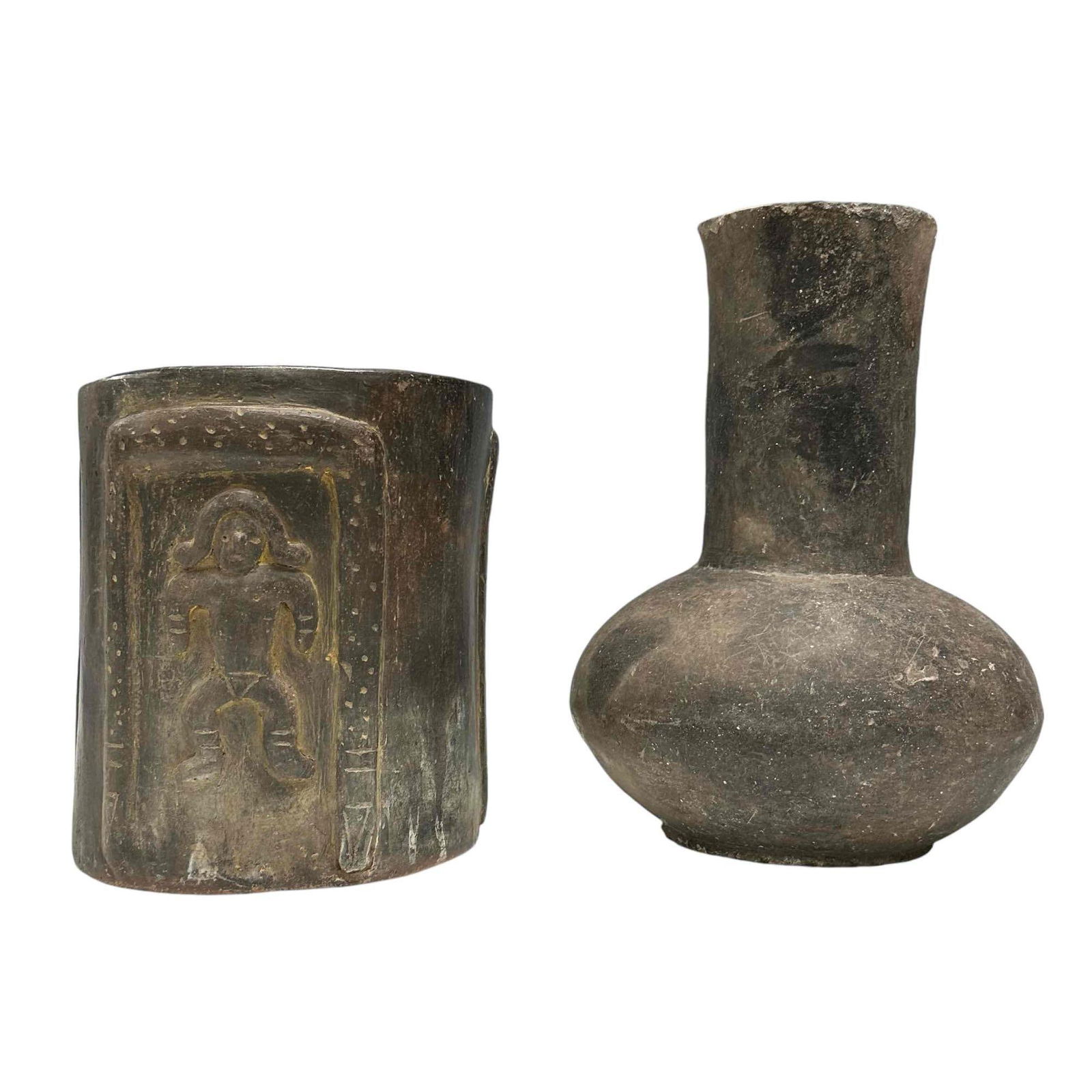 Two (2) Pottery Tribal Vessels (1 of 19)