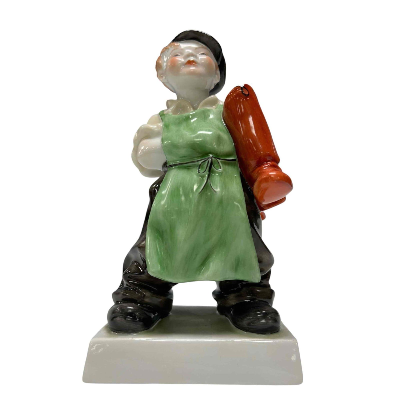 Herend Porcelain Figure - Shoemaker Apprentice Boy, Hungary (1 of 12)